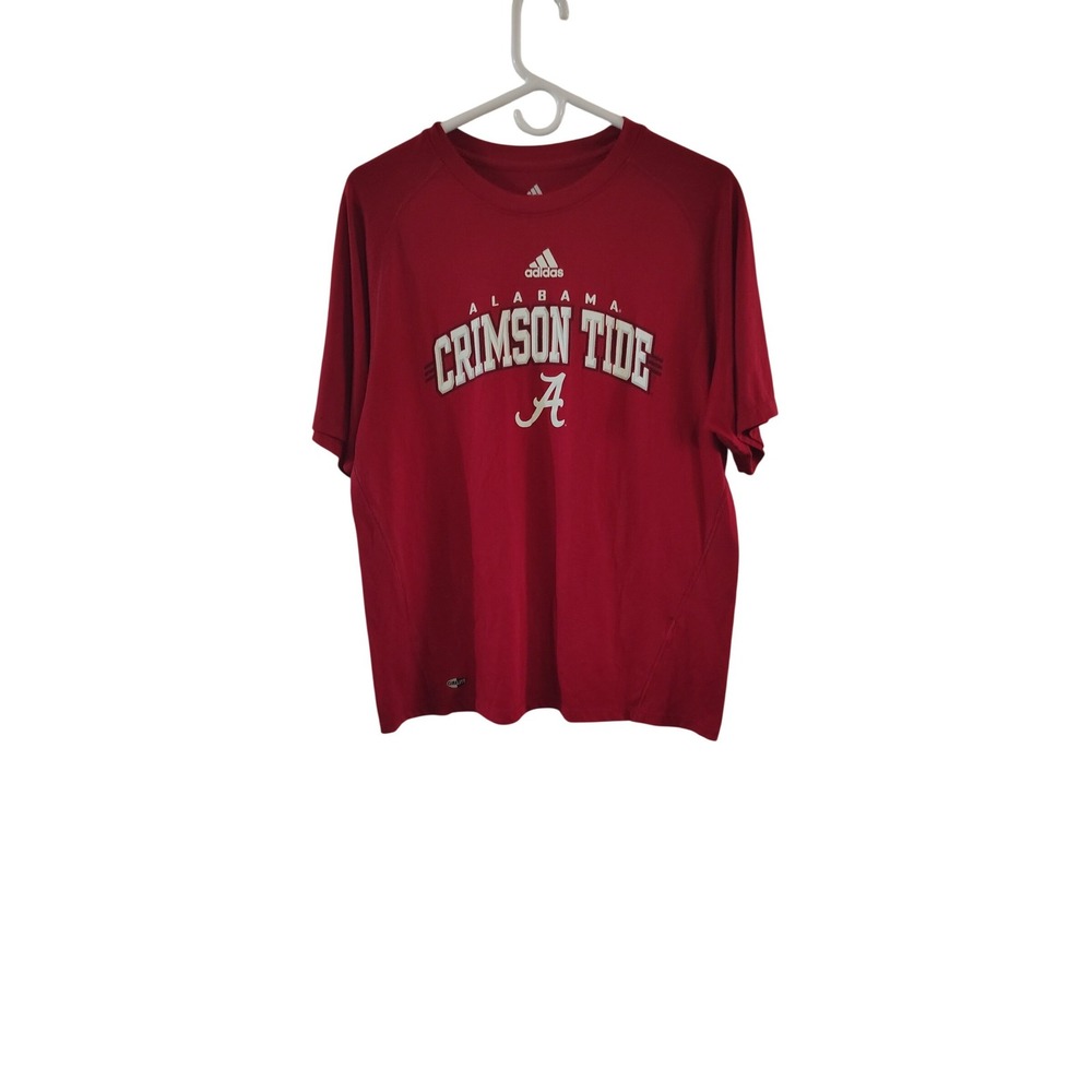 Adidas Alabama Crimson Tide Mens Medium Red Climalite Performance T-Shirt NCAA